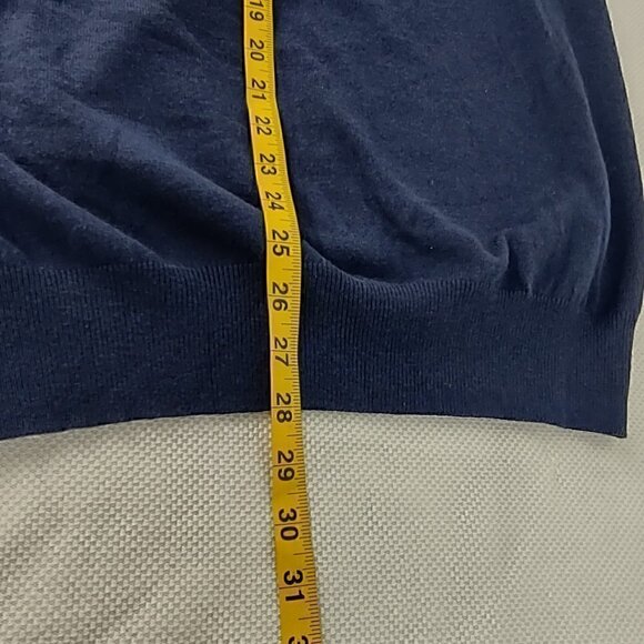 Izod Big & Tall Natural Stretch Blue Sleeveless Sweater Vest Size Large T (NWT) - Picture 6 of 12